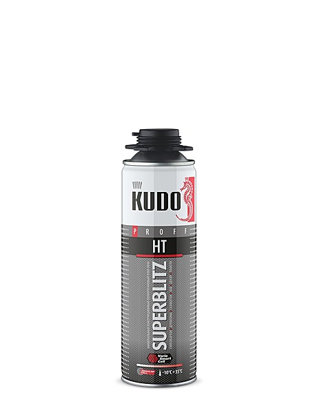 Клей-пена профессиональная KUDO PROFF SUPERBLITZ HT,650 мл