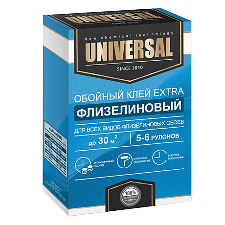 Клей обойный EXTRA флизелин Новоколор 200 гр (12)