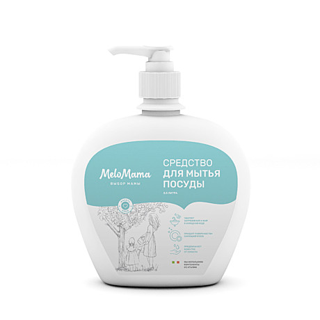 Средство для мытья посуды MeloMama Мякоть алоэ, 0,5л