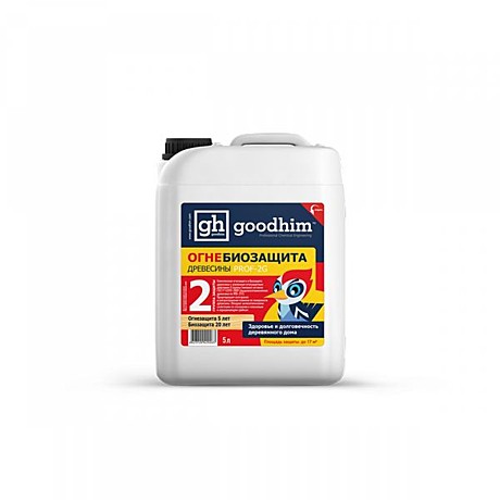 Огнебиозащита 2 группа(типовая) GOODHIM PROF 2G, 10 л