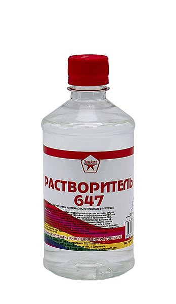 Растворитель 647 / 0.5 л / ХИМАВТО