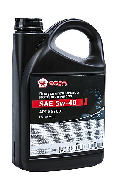 Масло мот полусинт SAE 5W40 API SG/CD 4л/  ХимАвто