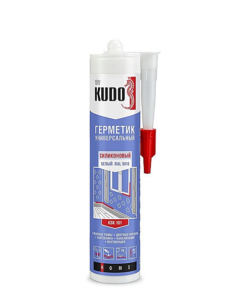 Герметик KUDO KSK-101 сил универсальный белый 280 мл