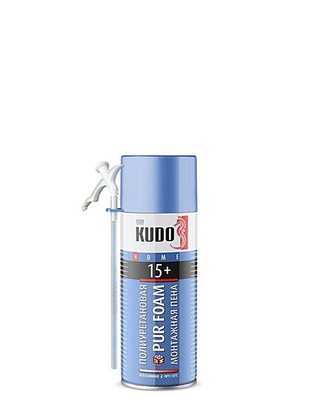 Пена бытовая всесезонная  KUDO HOME 15+ 520 мл