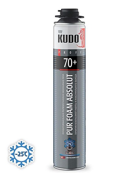Пена монтажная KUDO PROFF 70+ ARKTIKA NORD