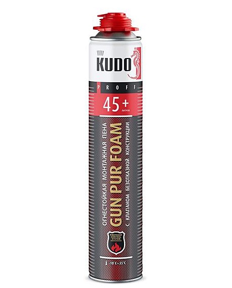 Пена огнестойкая всесезонная KUDO PROFF 45+ 