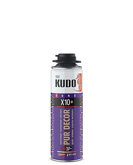Клей-пена PUR DECOR X10+, 650 мл