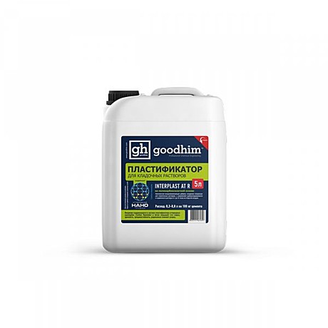Пластификатор для кладочных растворов INTERPLAST AT R летний,  5л GOODHIM