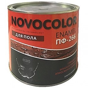 Эмаль ПФ-266 Новоколор золотисто-коричневая 2,6 / 2,7 кг
